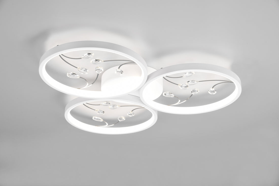 Plafonnier Groovy blanc rond 642110331