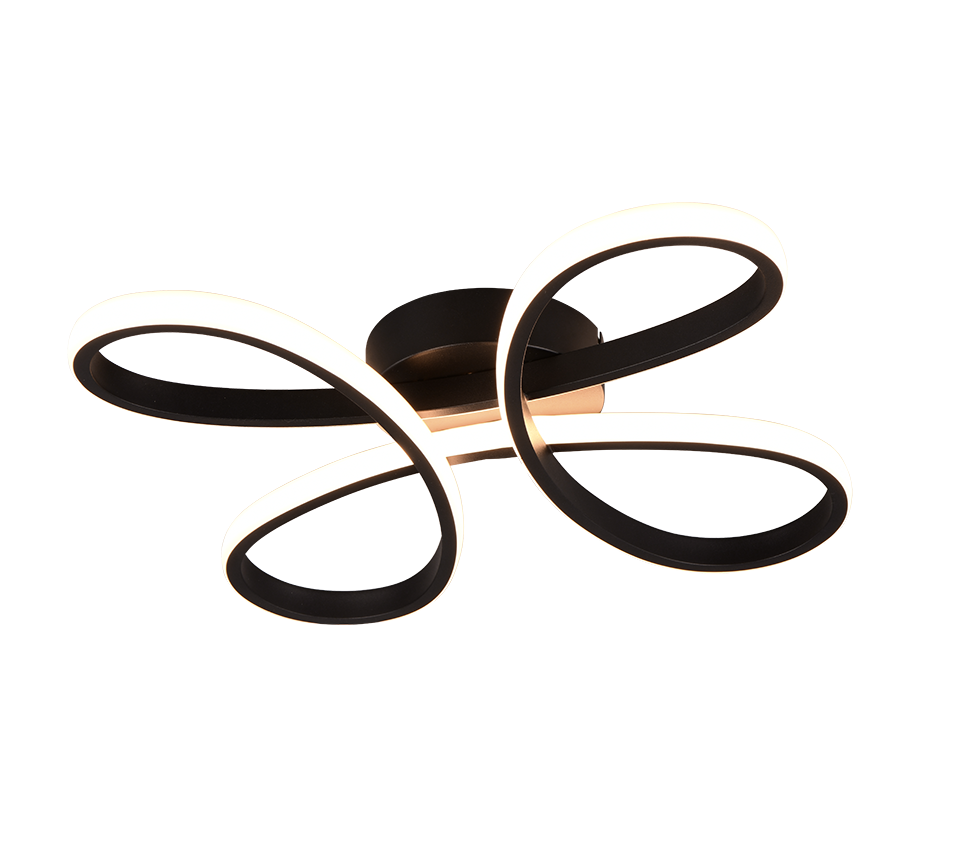 Plafonnier Fly noir pm 645610132