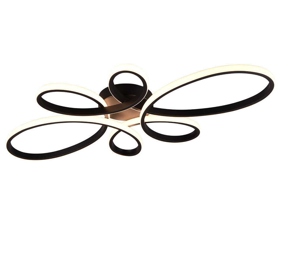 Plafonnier Fly noir gm 645619132