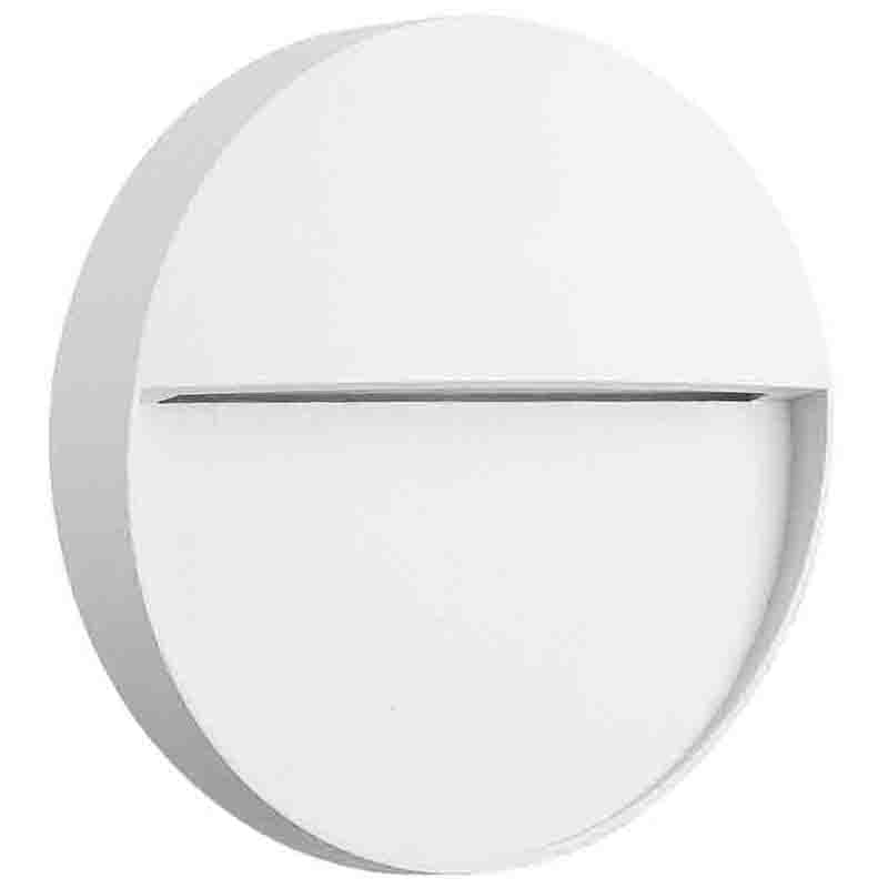 Encastré de mur Baker rond blanc pm