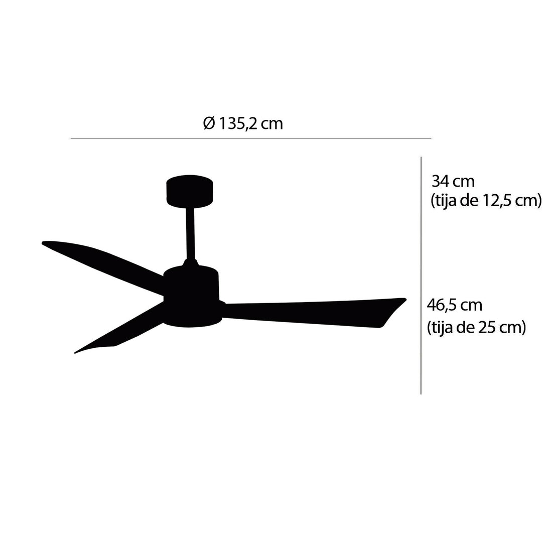 Plafonnier ventilateur Sydney LOVA 7029