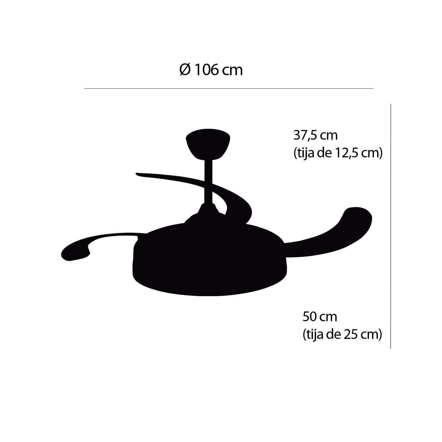 Plafonnier ventilateur Atlantique LOVA 7055 DISPONIBLE AOUT