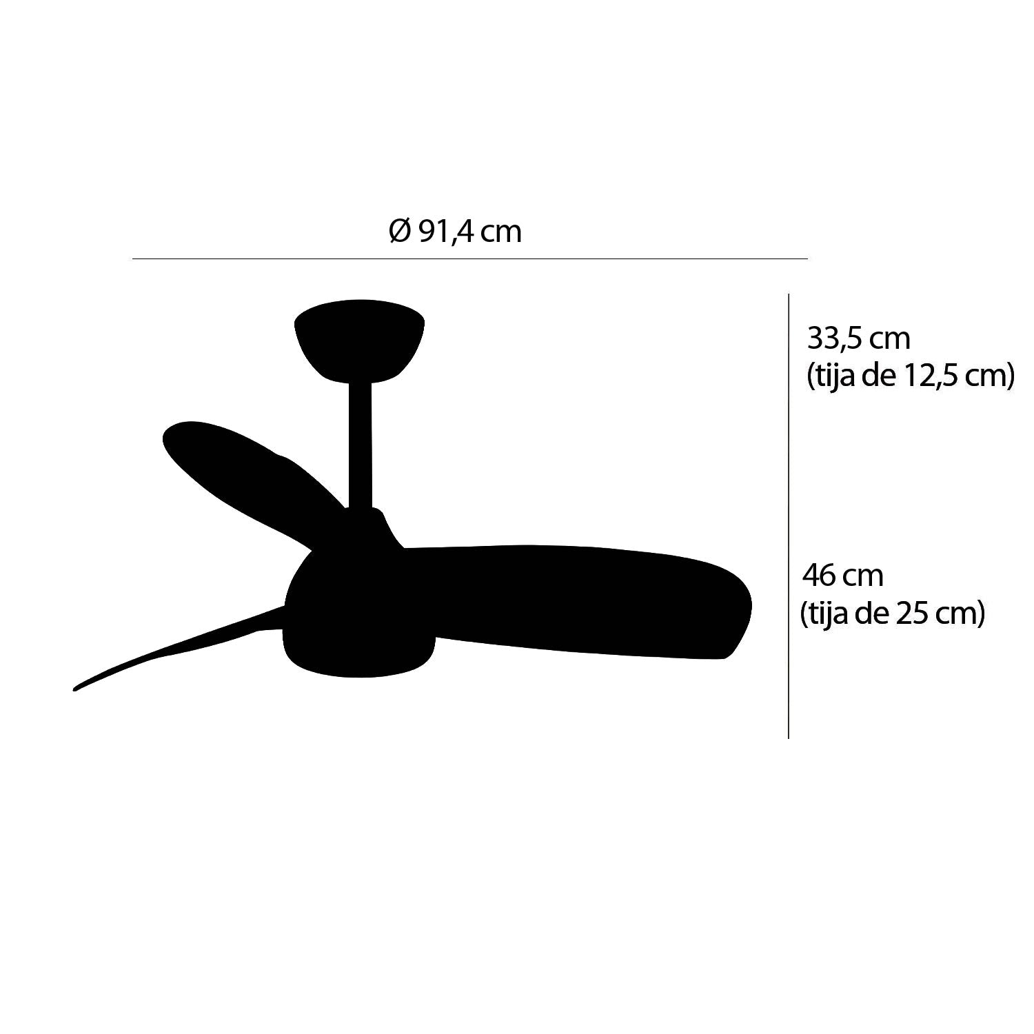 Plafonnier ventilateur FUN LOVA 7028