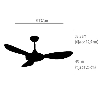 Plafonnier ventilateur KAMA or LOVA 5423