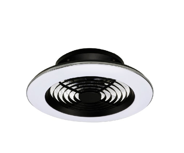 Plafonnier ventilateur Alisio mini noir