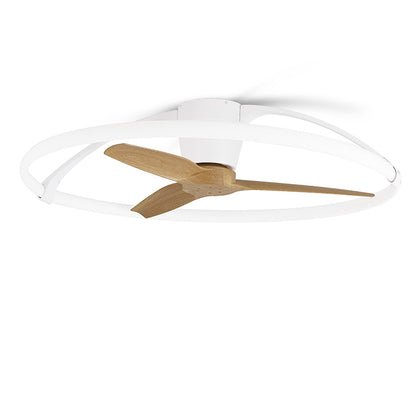 Plafonnier ventilateur Nepal blanc/bois Mantra 7532 DISPONIBLE AOUT