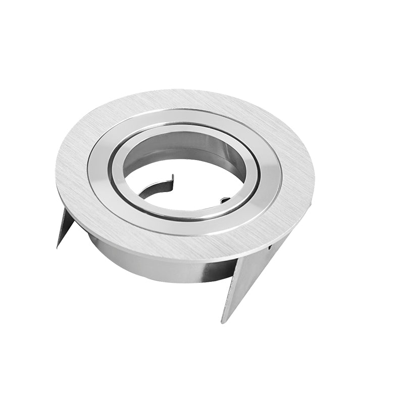 Spot Basico rond orientable nickel satiné