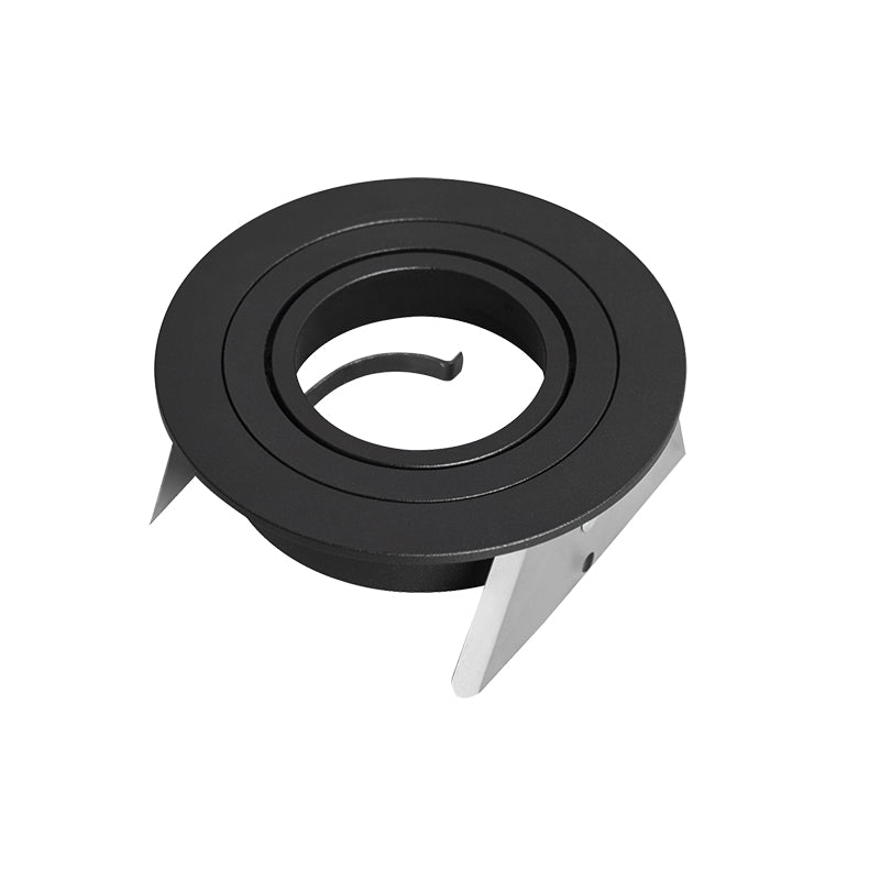 Spot Basico rond orientable noir