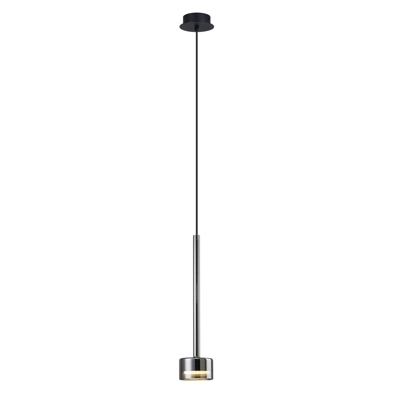 Suspension TONIC verre chrome Mantra 7875