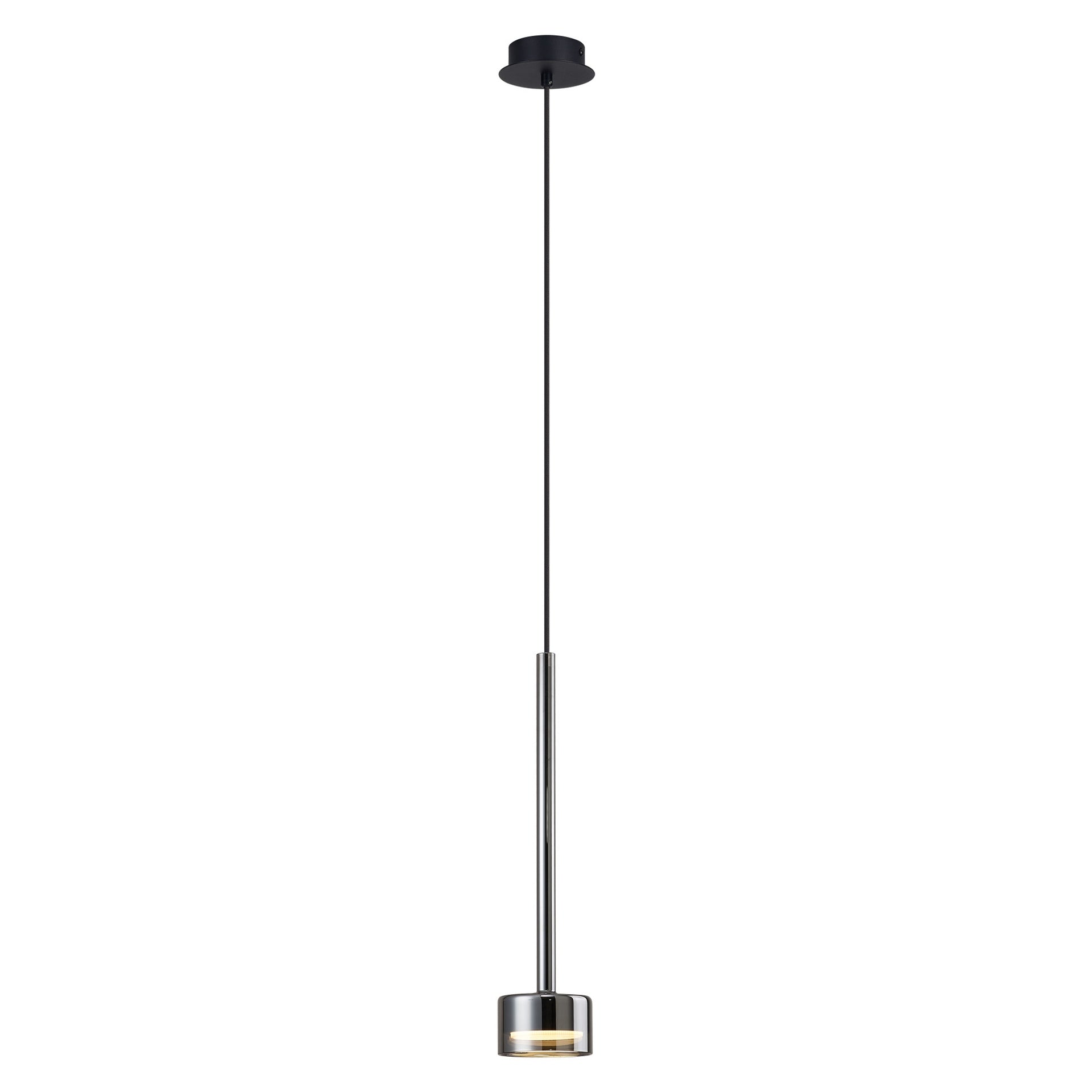 Suspension TONIC verre chrome Mantra 7875