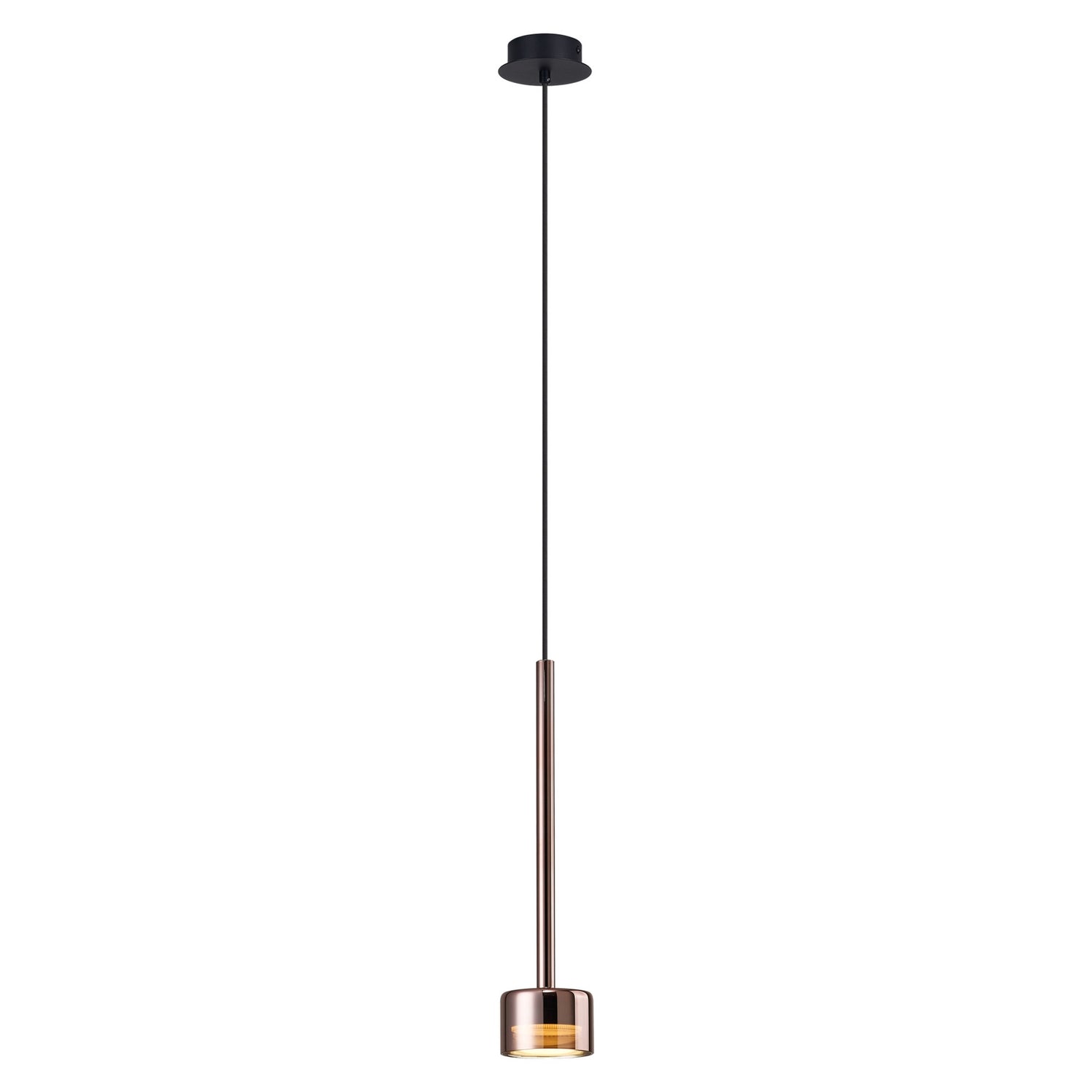 Suspension TONIC verre cuivre Mantra 7877