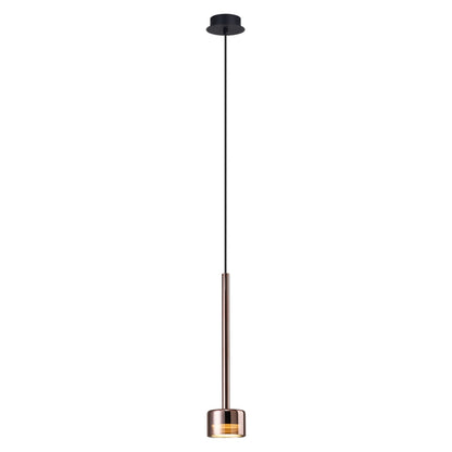 Suspension TONIC verre cuivre Mantra 7877