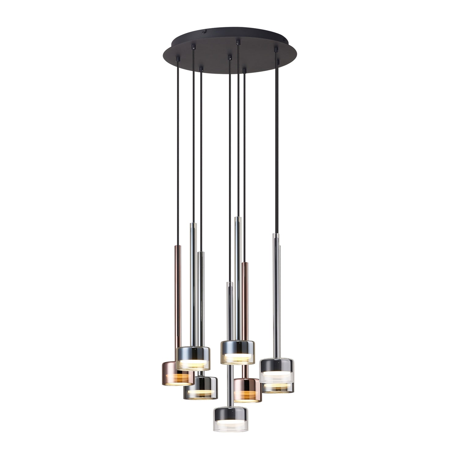 Suspension cascade TONIC 8 lumières D41 Mantra 7881