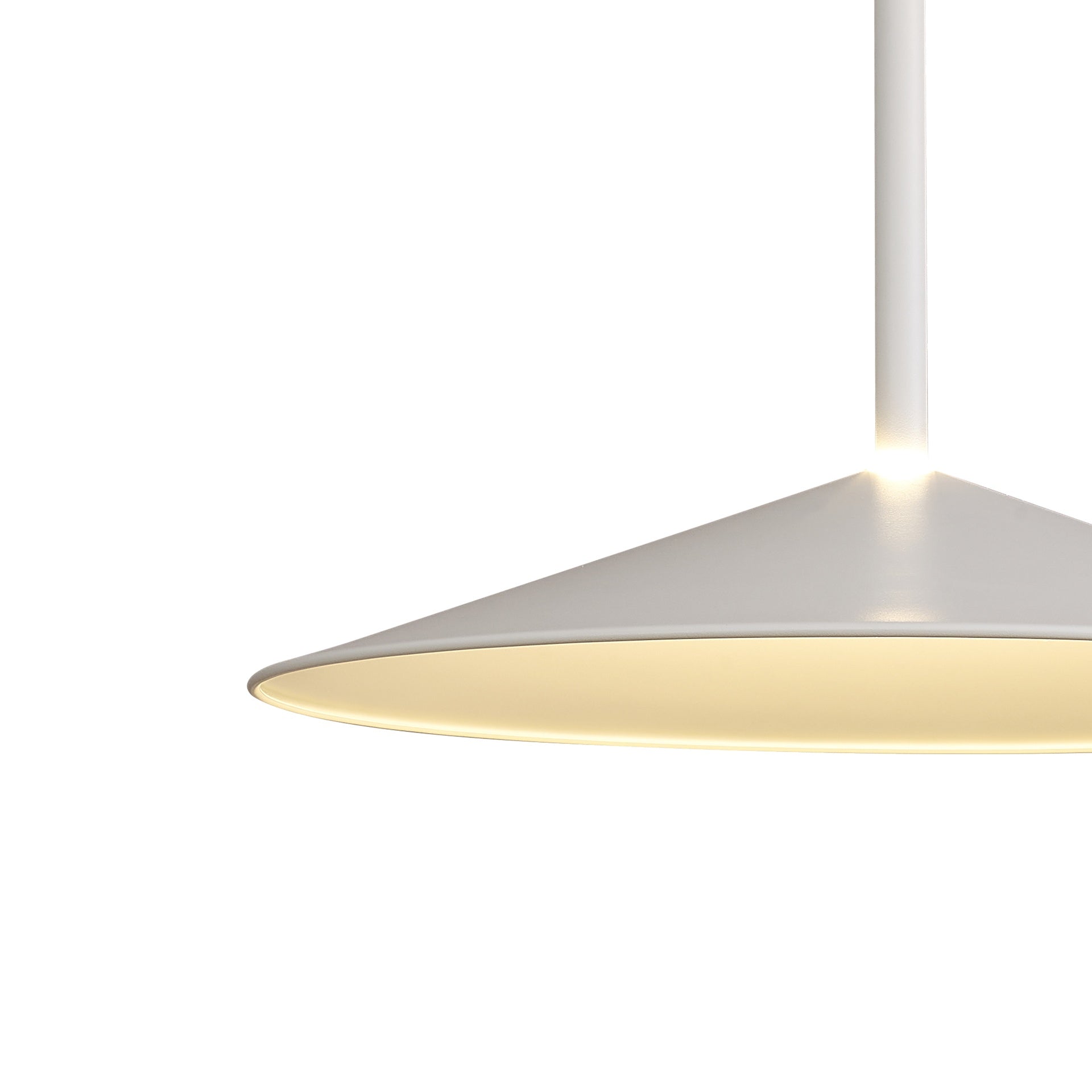 Suspension monte et baisse CALICE blanche D47,5 Mantra 7890