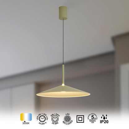Suspension monte et baisse CALICE vert sauge D47,5 Mantra 7898