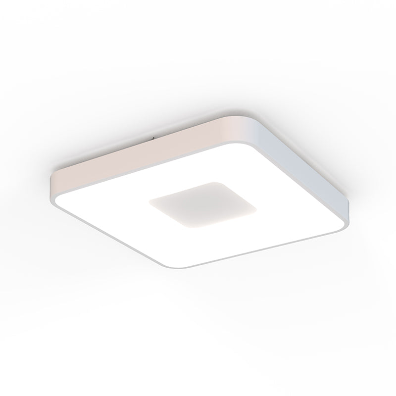 Plafonnier Coin carré blanc mm Mantra 7919