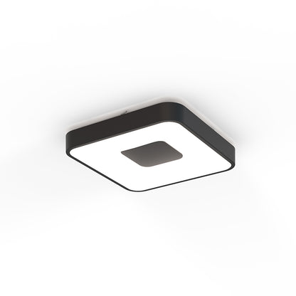 Plafonnier Coin carré pm noir Mantra 7920