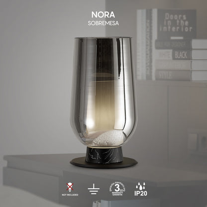Lampe NORA noire H33,2 Mantra 8289