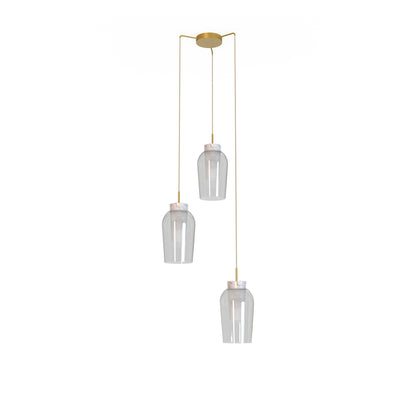 Suspension Cascade NORA or 3 lumières Mantra 8396