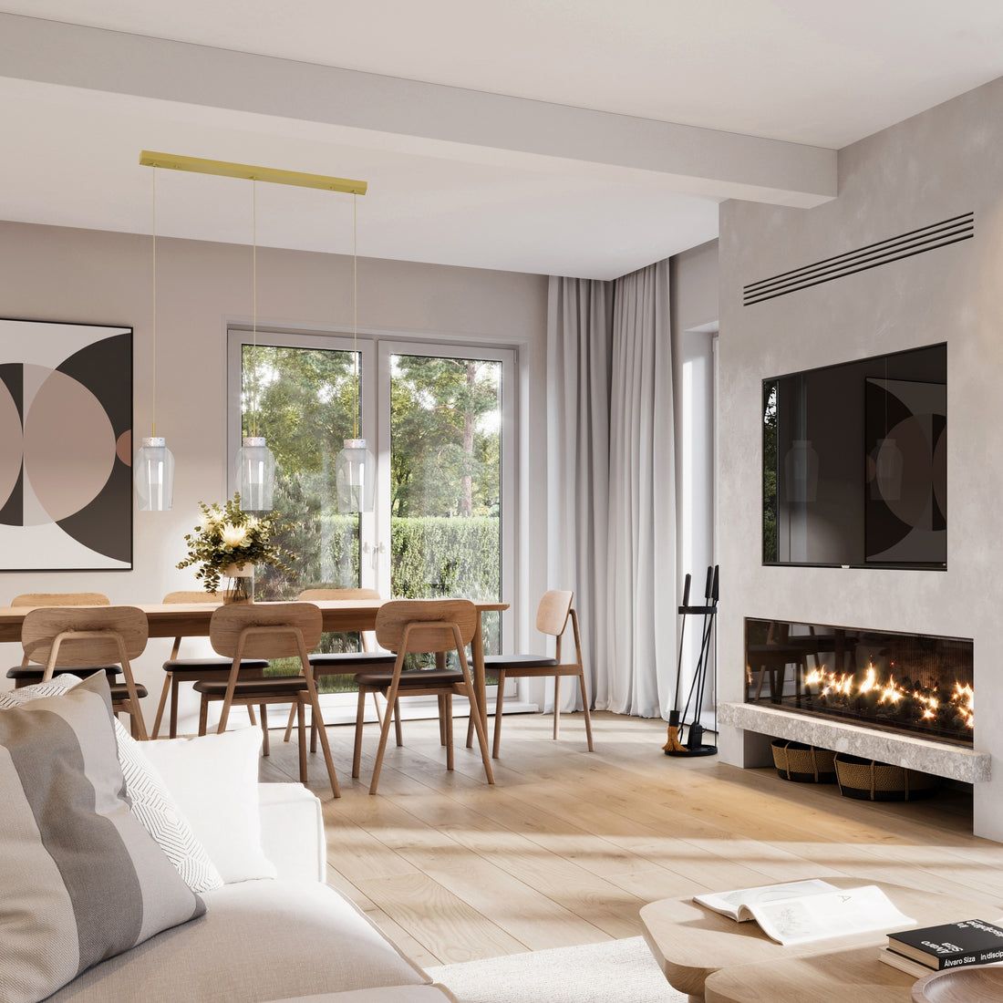 Suspension NORA or 3 lumières Mantra 8397