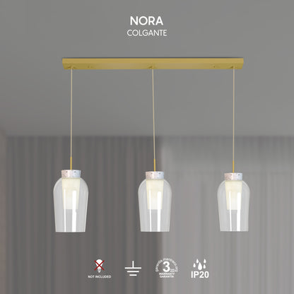 Suspension NORA or 3 lumières Mantra 8397