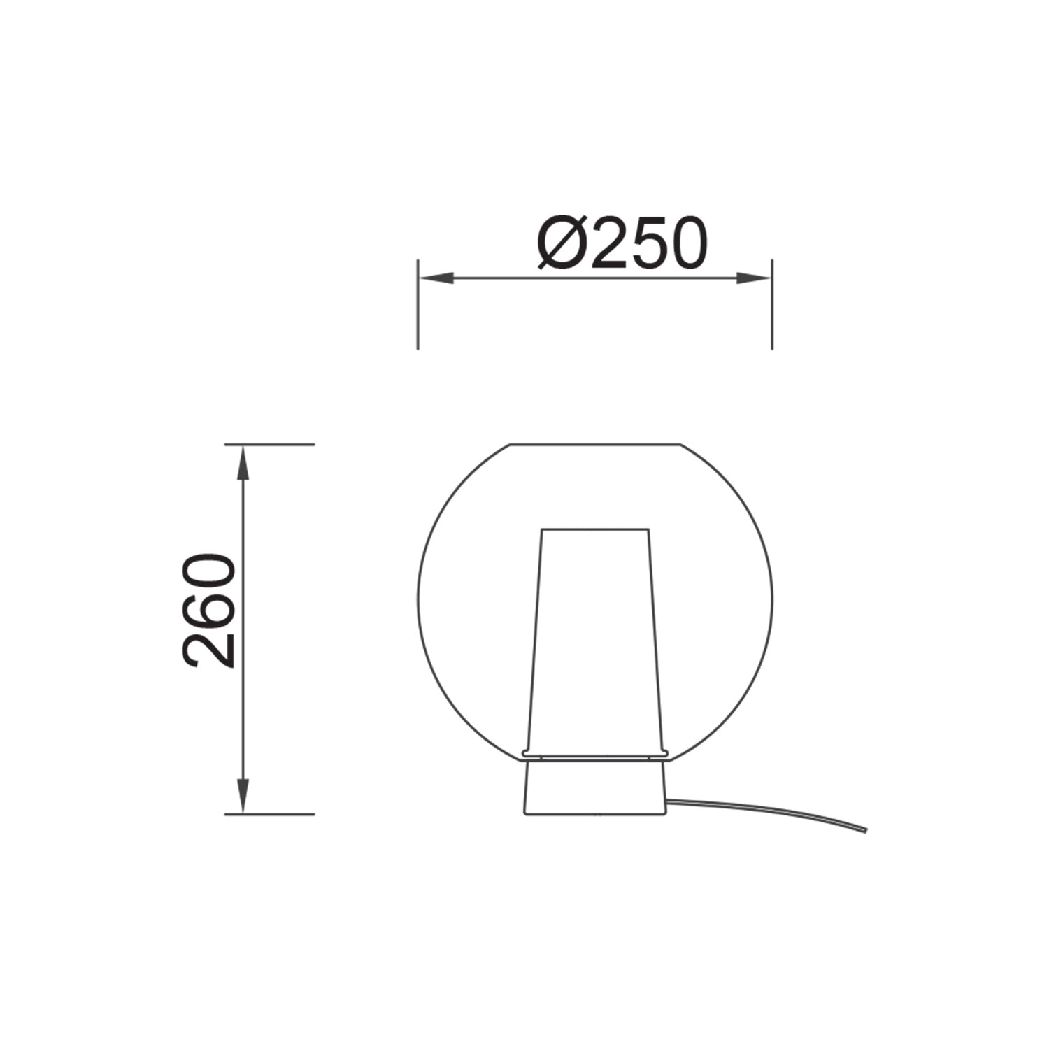 Lampe NORA marbre blanc H26 Mantra 8404