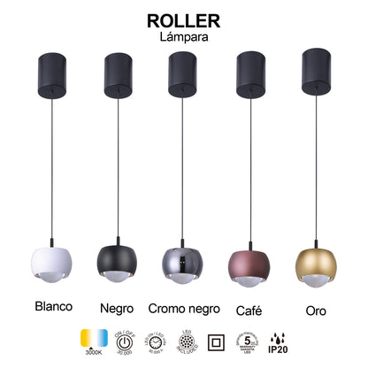 Suspension ROLLER II monte et baisse café D 9.6 Mantra 8408