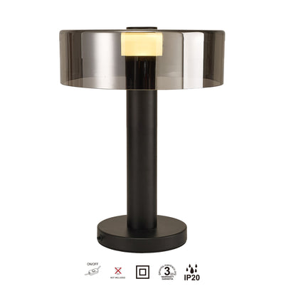 Lampe GIN noire gm Mantra 8425