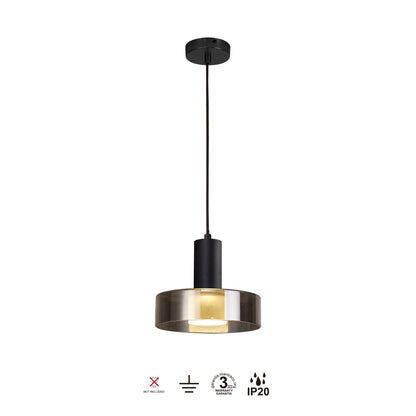 Suspension GIN noire Mantra 8429