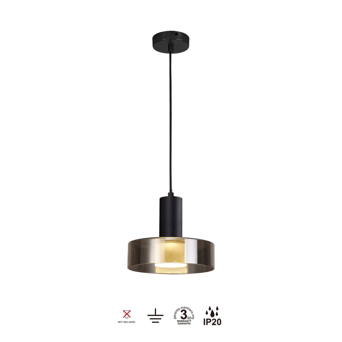 Lampe GIN cuivre rose pm Mantra 8428