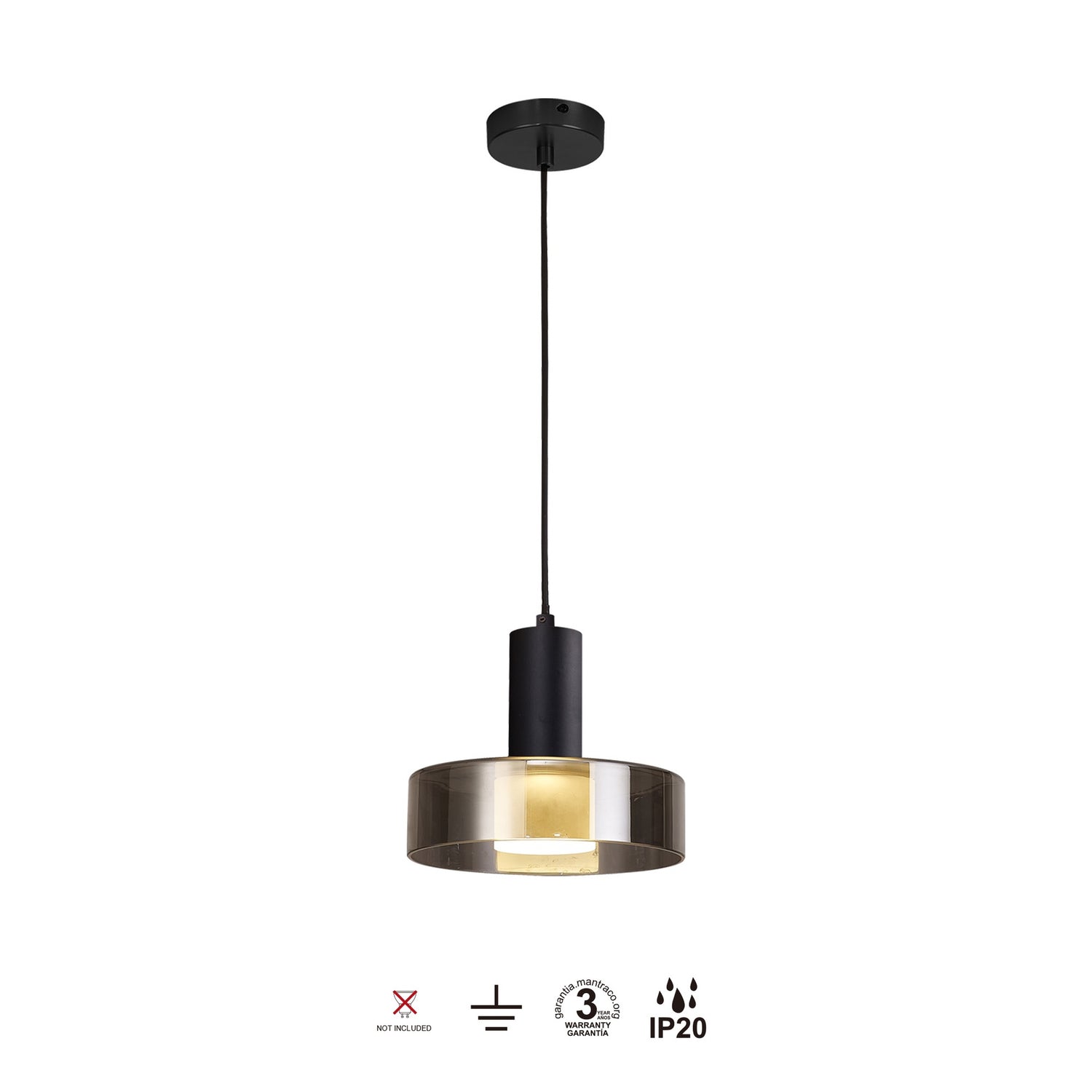 Lampe GIN cuivre rose pm Mantra 8428