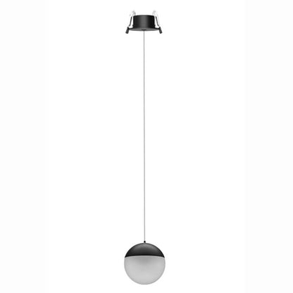 Suspension encastrée  KILDA noire Mantra 8436
