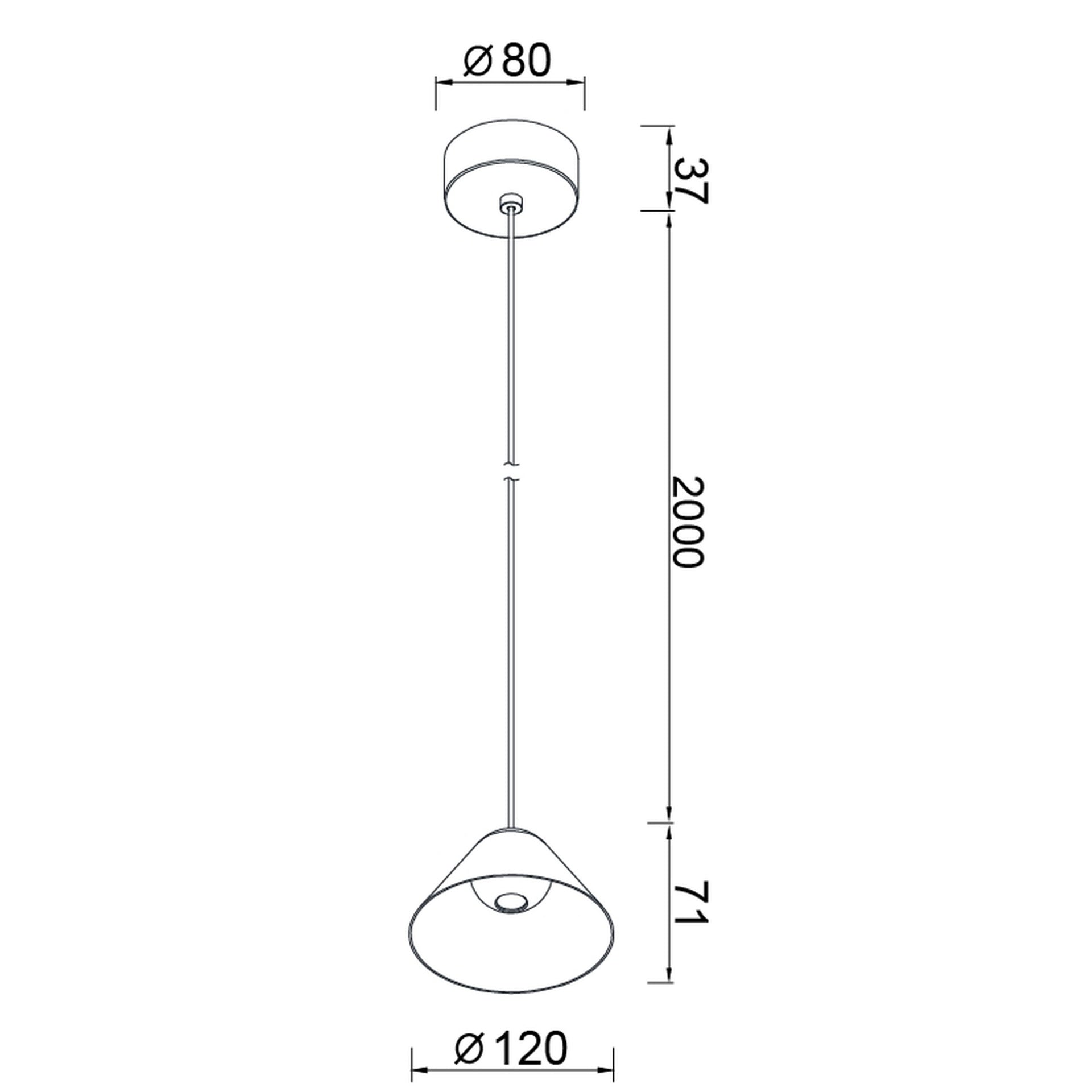 Suspension GRUISSAN noir Mantra 8466