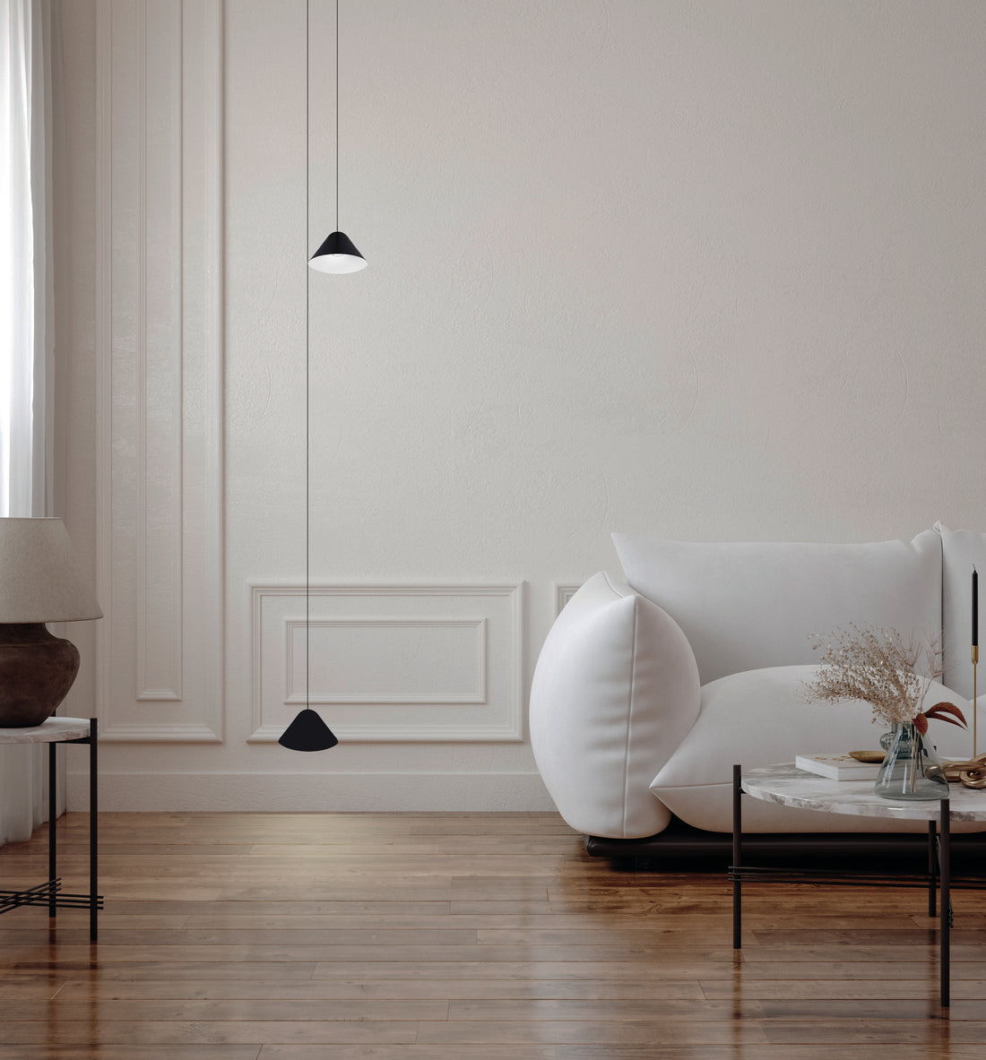 Suspension Gruissan noir Mantra 8466