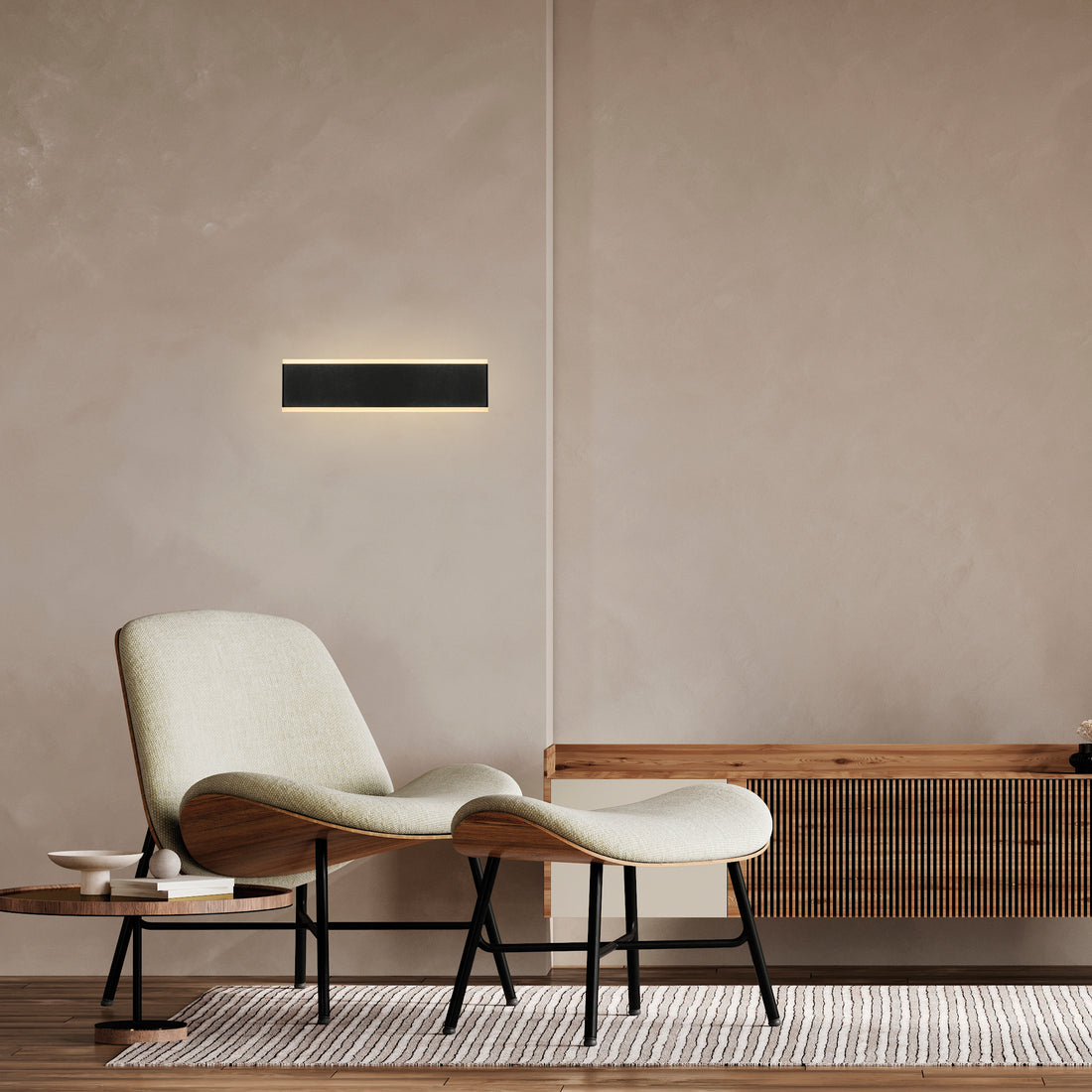 Applique Nelson noire L50,5 Mantra 8497