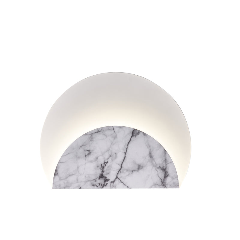 Applique led Marmol demie-lune decor marbre D32 Mantra 8503