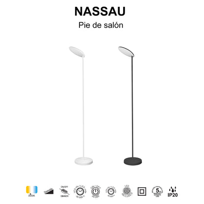 Lampadaire NASSAU noir HT182 Mantra 8511