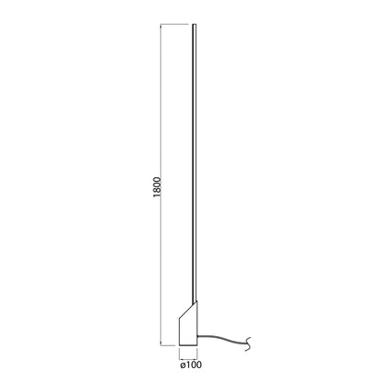 Lampadaire MARMOL blanc Mantra 8512