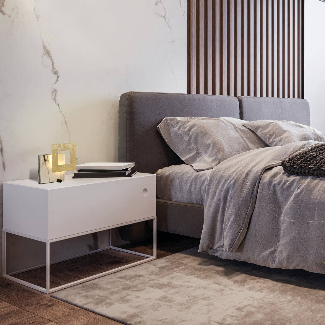 Lampe Dalia noir/Doré Mantra 8520