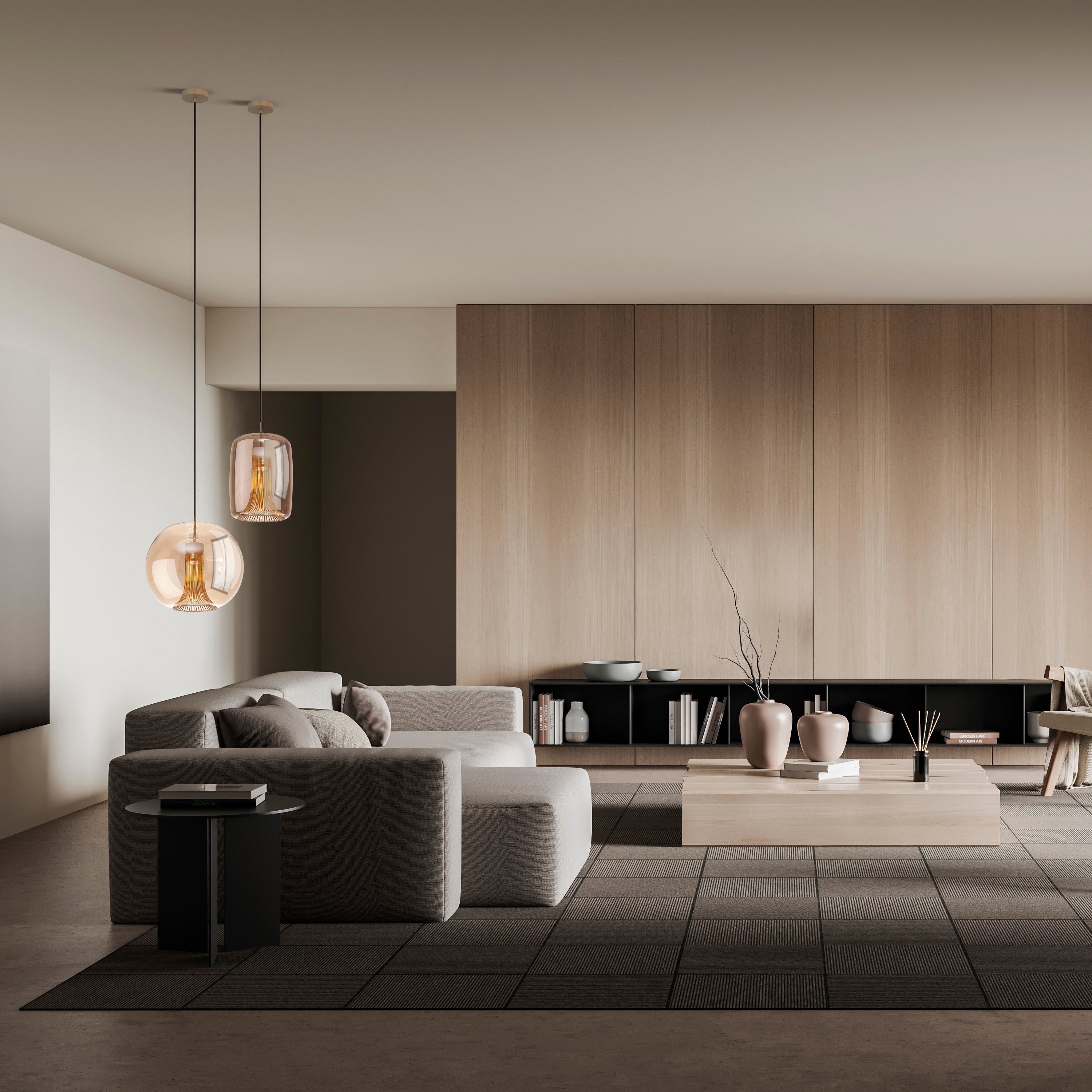 Suspension Kriss dorée/bronze D40 Mantra 8528