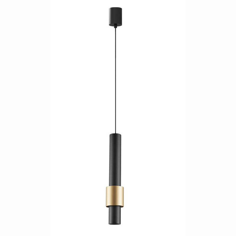 Suspension Clifton noir et or