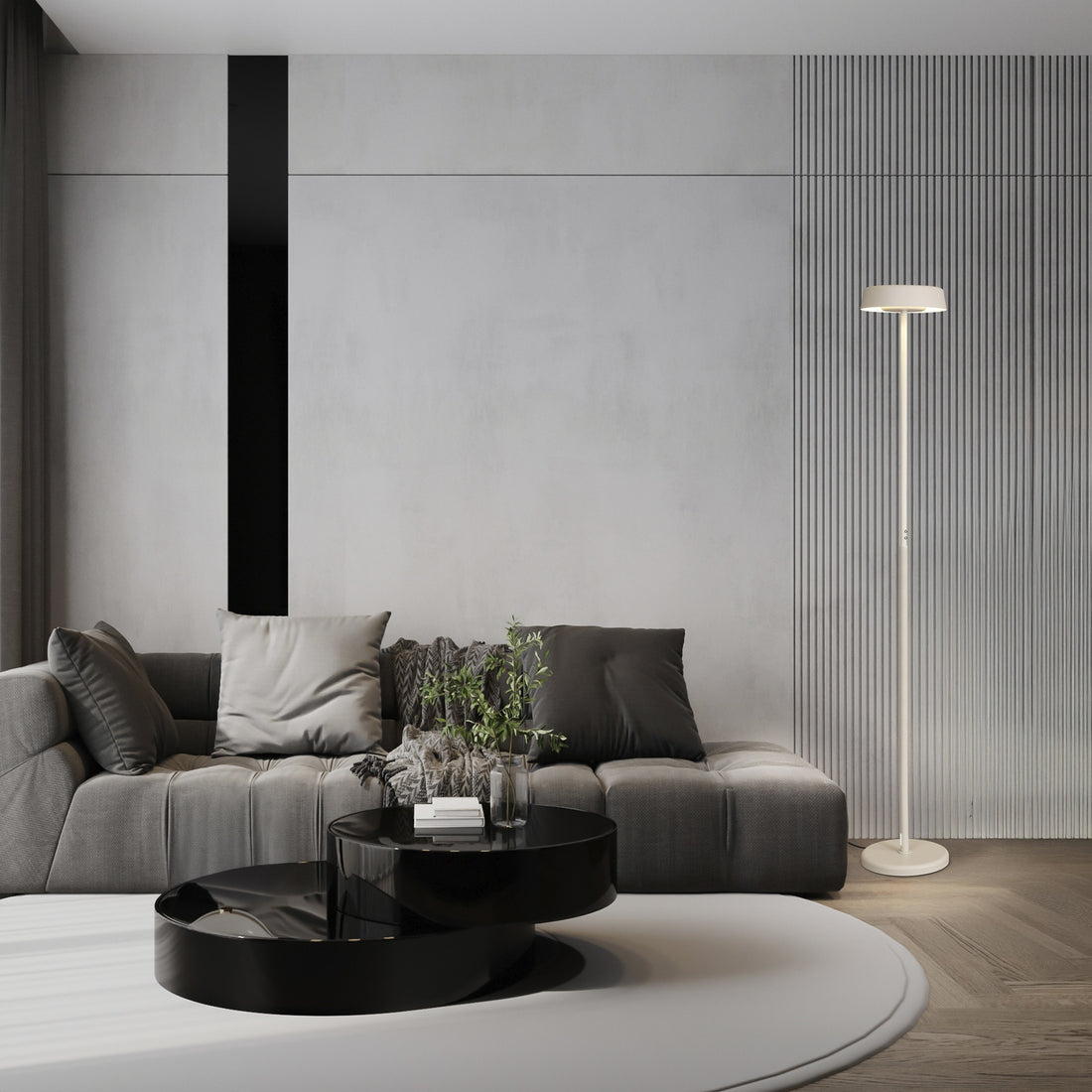 Lampadaire NOA II Blanc D28 Mantra 8566