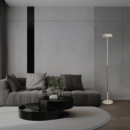 Lampadaire NOA II Blanc/Bois D28 Mantra 8568