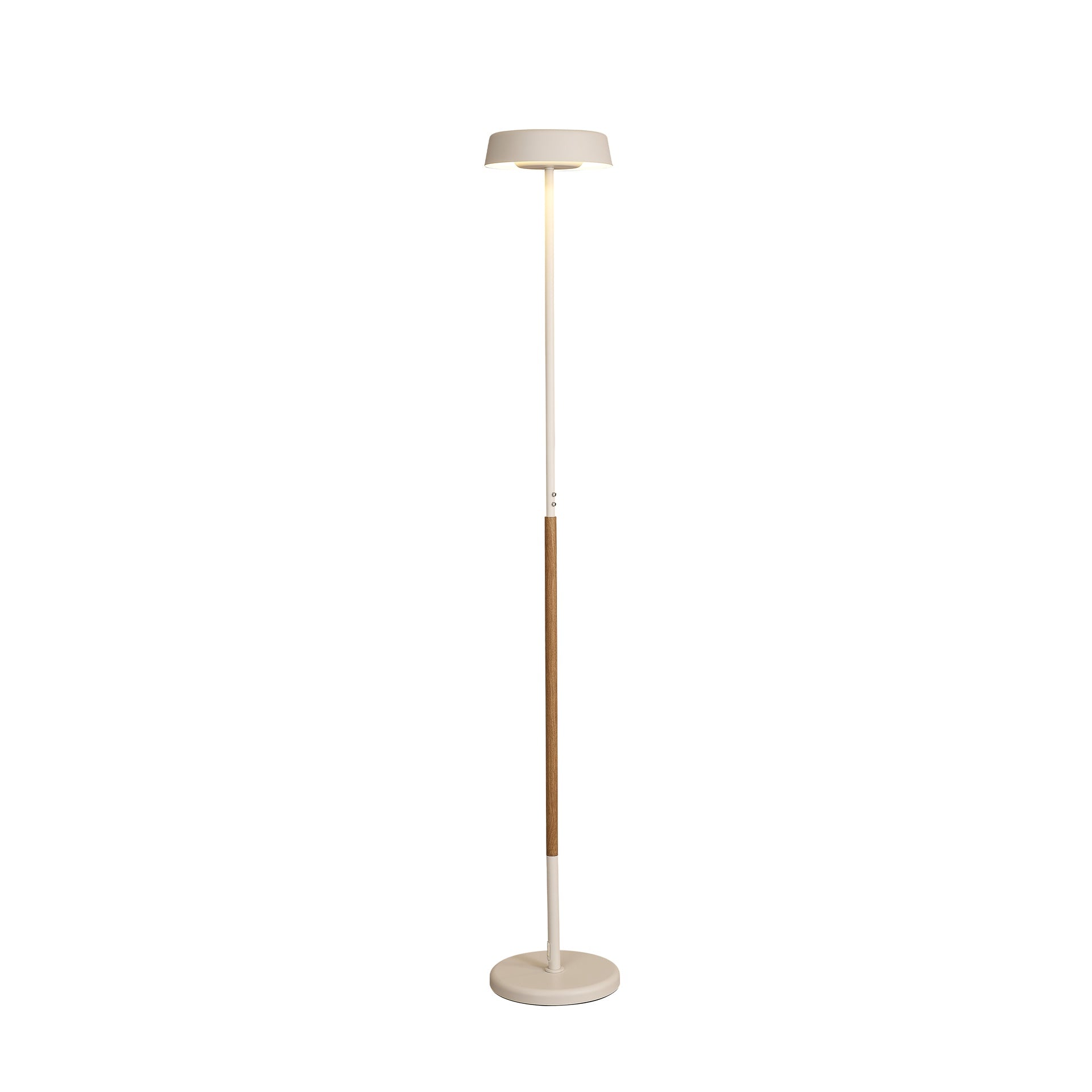 Lampadaire NOA II Blanc/Bois D28 Mantra 8568