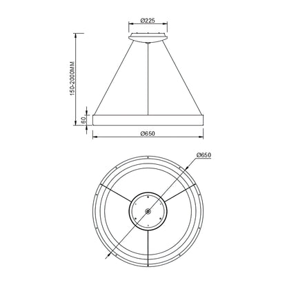 Suspension NISEKO aspect bois D65 Mantra 8575