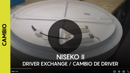 Plafonnier NISEKO blanc D50 Mantra 8578