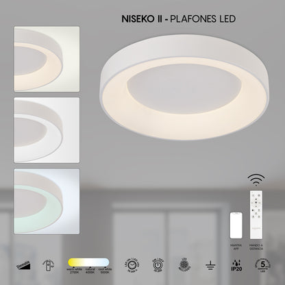 Plafonnier NISEKO blanc D65 Mantra 8577