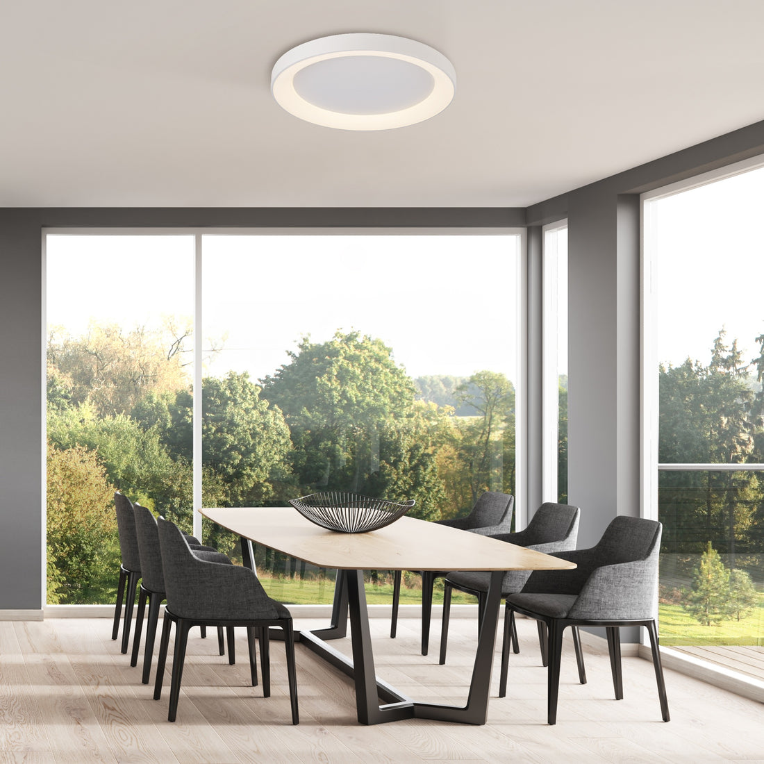 Plafonnier NISEKO blanc D78 Mantra 8638