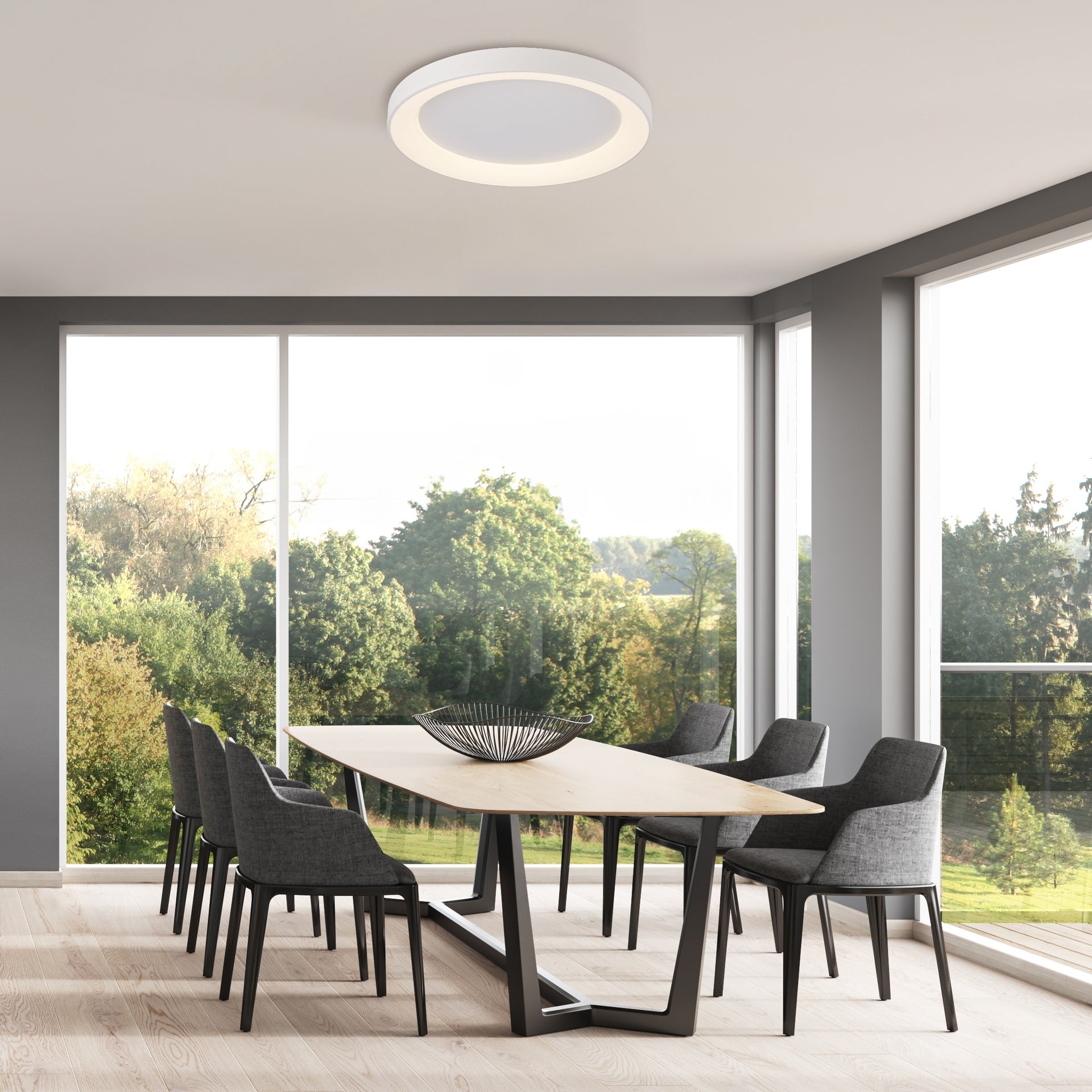 Plafonnier NISEKO blanc D78 Mantra 8638
