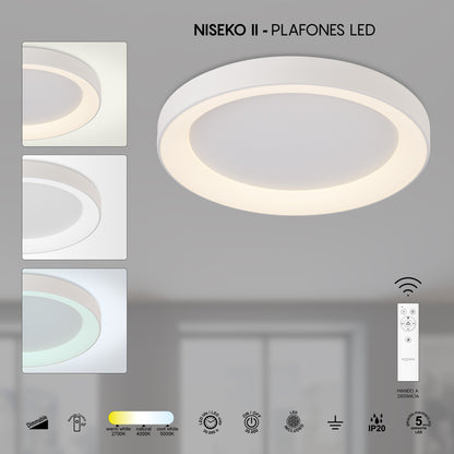 Plafonnier NISEKO blanc D78 Mantra 8638